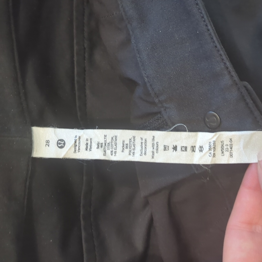 Lululemon City Sleek 5 Pocket Wide-Leg High-Rise Pant Black - Picture 7 of 10